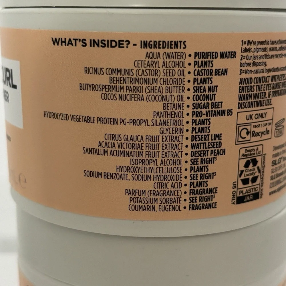 2 Rhyme & Reason Quench & Curl Leave-In Conditioner 10.8oz Tubs Curly Hair Lot